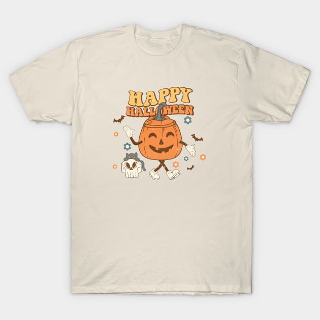 Happy Halloween Pumpkin Party T-Shirt by ivaostrogonac
